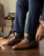 Varico Brown Italian Buckle Loafer