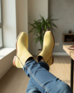 Regal Light Camel Suede Leather Chelsea Boot - Image 3