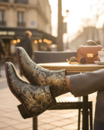 Nukerio Cuban Heel Leather Designer Chelsea Boot - Image 2