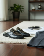 Whisper Snake Pattern Designer Mules - Image 6