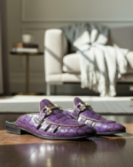 Misht Purple Designer Mules