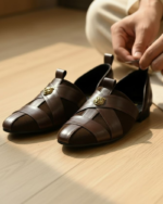 Peshwari in Brown is Designer Stud - Image 5