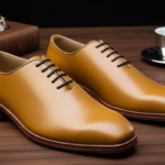 Tan colour Wholecut Formal Shoes