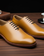 Tan colour Wholecut Formal Shoes
