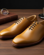 Tan colour Wholecut Formal Shoes - Image 2