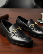 Black Classic Buckle Loafer - Image 2