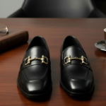 Black Classic Buckle Loafer