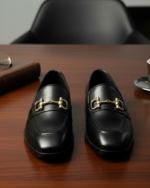 Black Classic Buckle Loafer