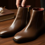 Brown Leather Classic Chelsea Boot