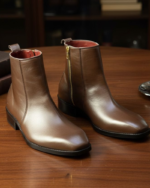 Brown Leather Classic Chelsea Boot - Image 6