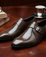 Merchant  Brown Single Monk Formal Shoes