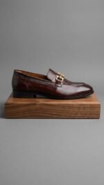 Wine Horsebit Buckle Loafer - Image 2