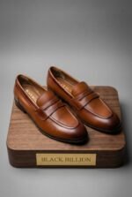 Tan Classic American Penny Loafer