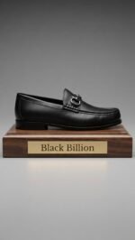 Black Classic Moccasin Loafer - Image 2