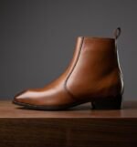 Tan Italian Chelsea Boot - Image 4