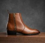Tan Italian Chelsea Boot - Image 3